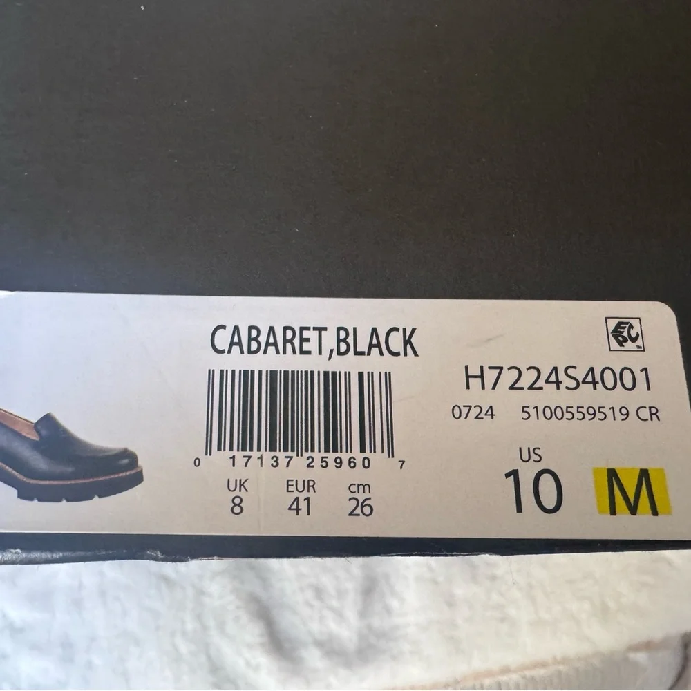 Naturalizer Black Leather Cabernet Loafers Size 10 - Picture 7 of 8